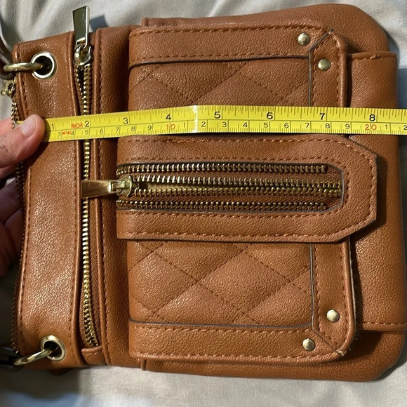 Vegan leather crossbody bag NWOT - Picture 8 of 8